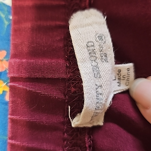 3 for $10 🍷 Twenty Second Burgundy Moto Leggings | High Waist Stretch L - Picture 4 of 4